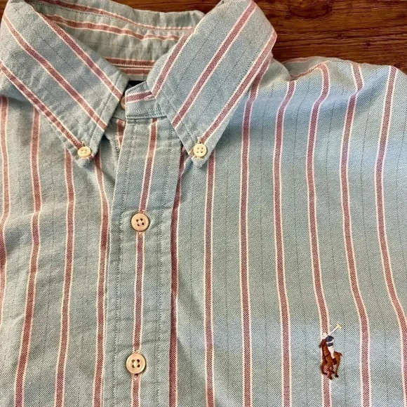 Ralph Lauren • Striped Dress Casual Button Down - Picture 5 of 8